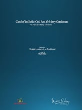 Carol of the Bells / God Rest Ye Merry Gentlemen Orchestra sheet music cover